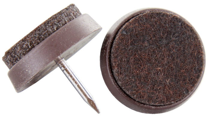 sottosedie feltro con chiodo d.30 mm marrone cod:ferx.40455