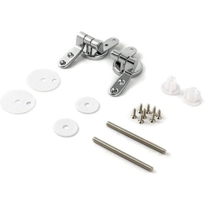 Qwork  bisagras asiento inodoro , bisagra de repuesto para asien