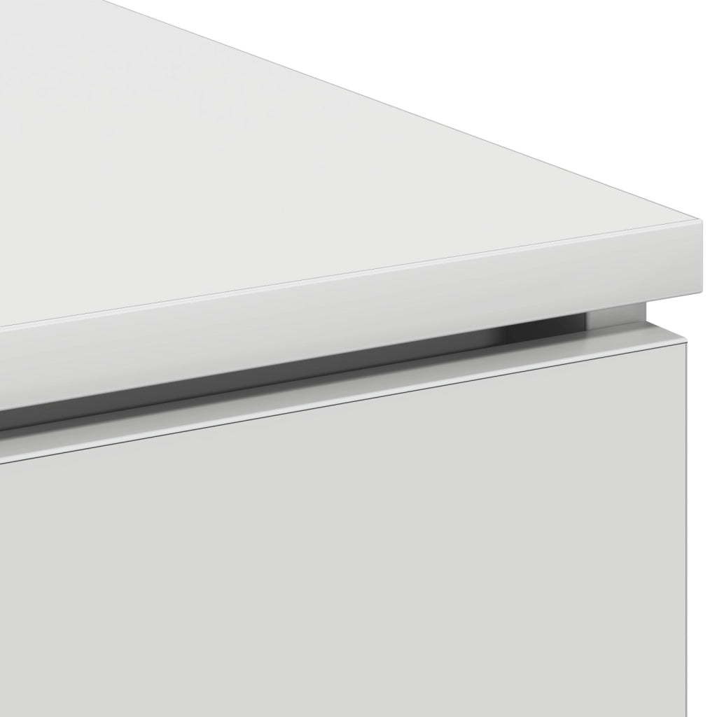Mobile TV Bianco 100x38x49 cm Legno Ingegnerizzato