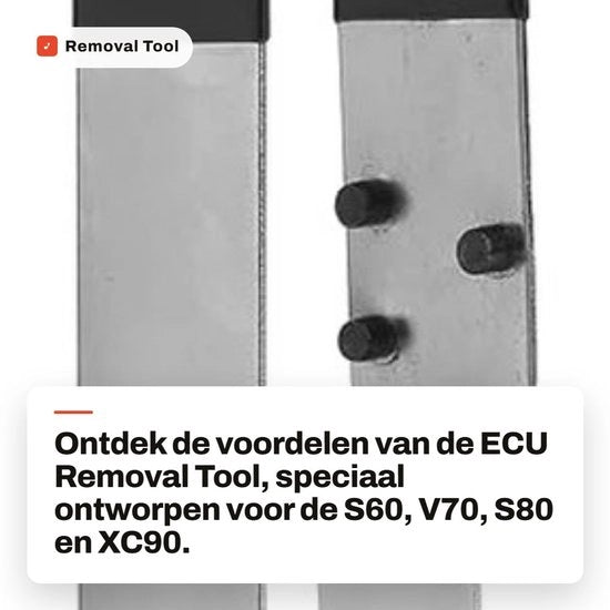 Strumento di rimozione ECU in acciaio - Sostituzione per S60/V70/S80/XC90 - Duraturo - Alta Qualità - 9995722 - Strumento di disassemblaggio affidabile - Kit di riparazione per autoveicoli