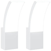 Applique per Esterni con LED 2 pz Bianche Alluminio Pressofuso CFW5971873