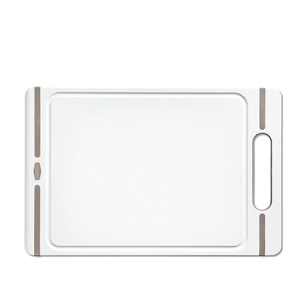 Tagliere pvc c manico bianco   tortora mis. xl 39 x 25 x 1 cm stefanplast
