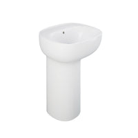 Lavabo autoportante serie illusion senza foro per rubinetto