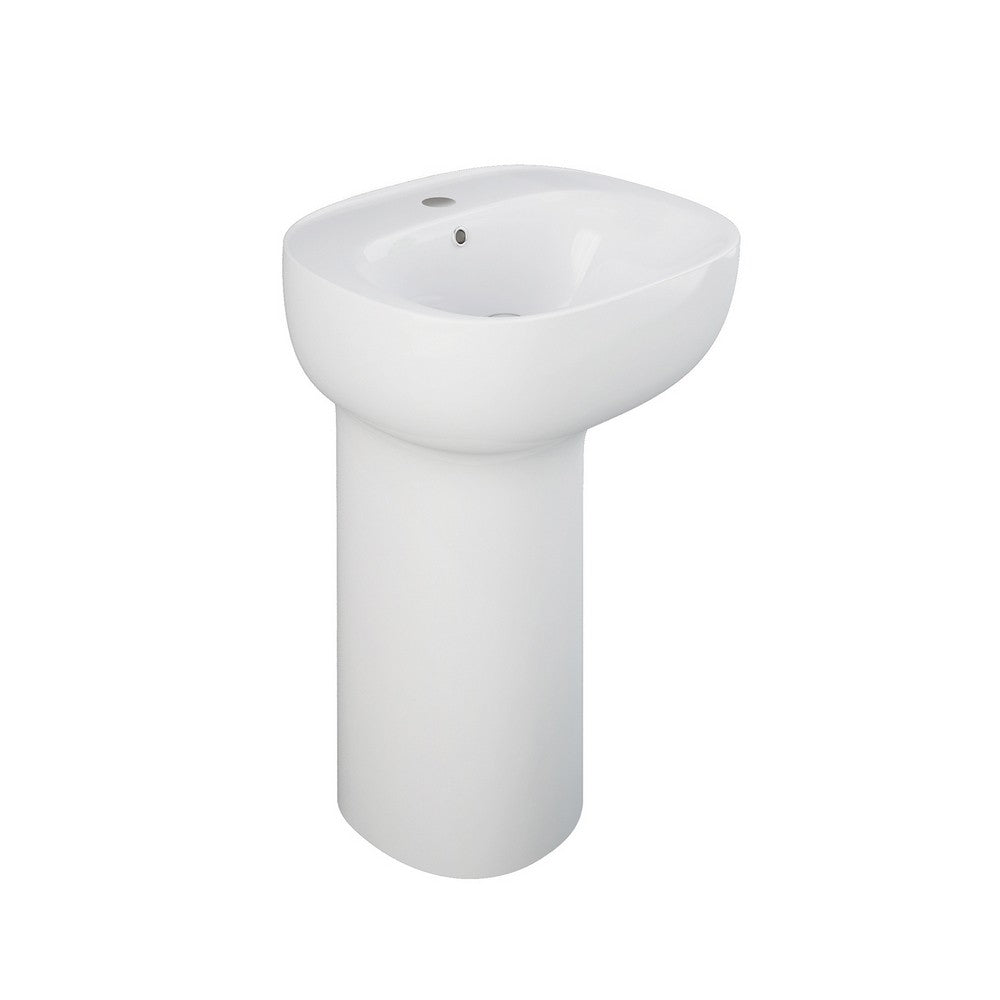 Lavabo autoportante serie illusion con foro per rubinetto