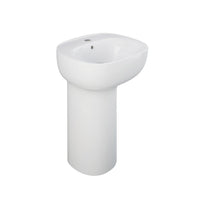 Lavabo autoportante serie illusion con foro per rubinetto