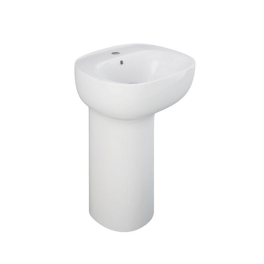 Lavabo autoportante serie illusion con foro per rubinetto