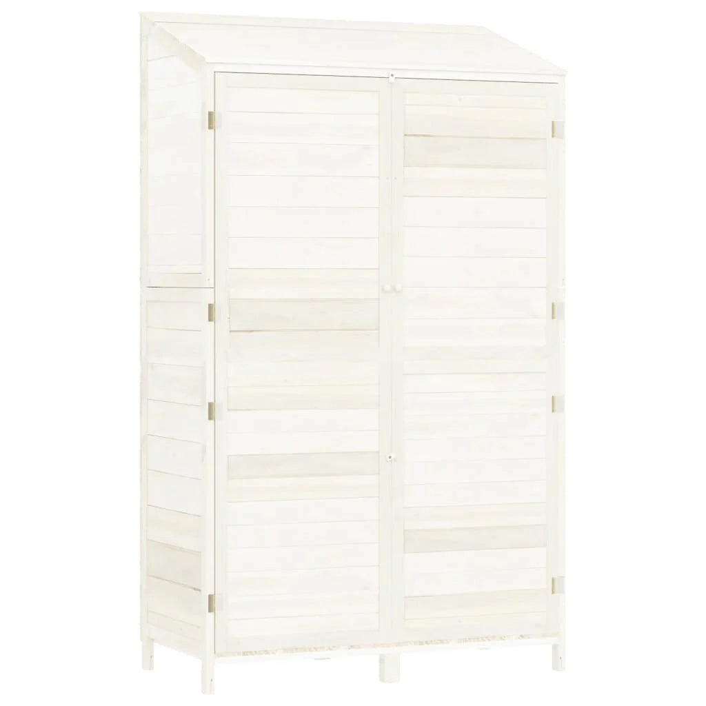 Casetta da giardino 102 x 52 x 174,5 cm in legno massello di abete bianco 02_0044044