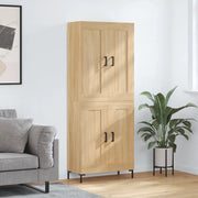 Credenza Rovere Sonoma 69,5x34x180 cm in Legno Multistrato 3199684
