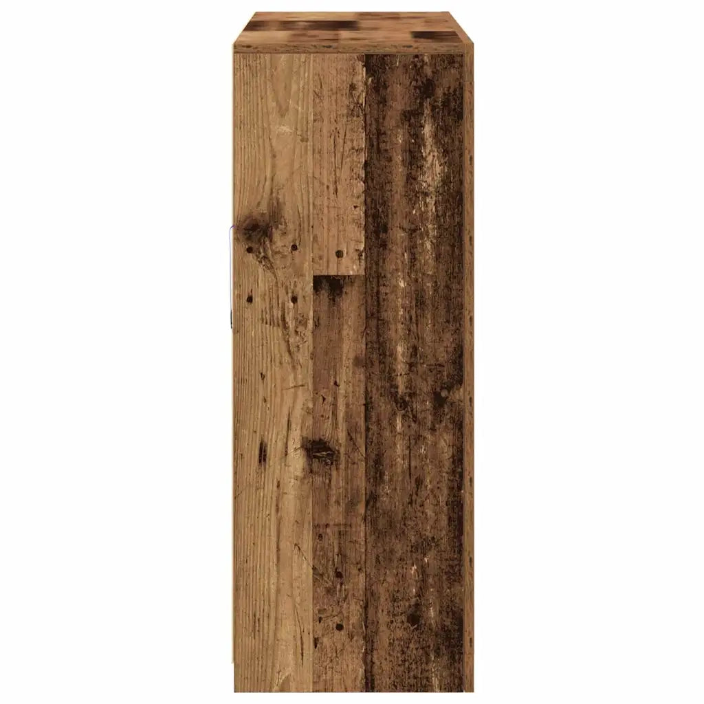 Madia LED Legno vecchio 181,5 x 37 x 100 cm Legno multistrato 3333125