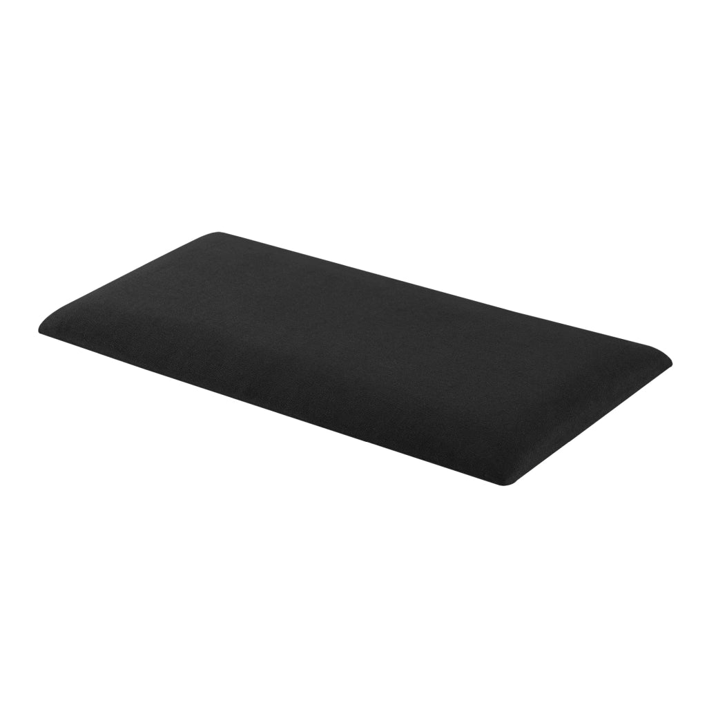 Set di 3 cuscini da parete in tessuto 60 x 30 cm nero 03_0010622