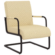 Sedia a Sbalzo Crema in Similpelle cod mxl 21871