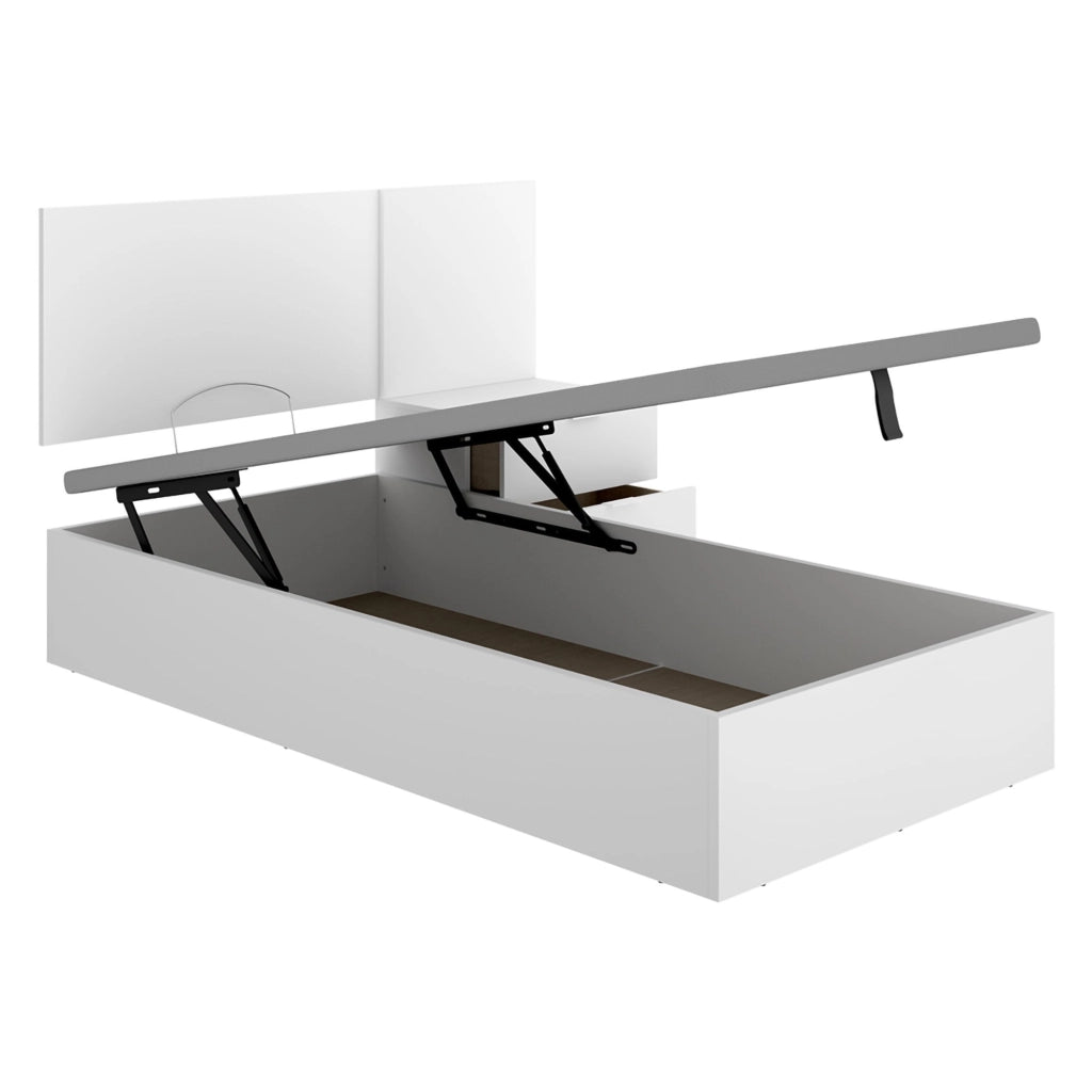 Lufkin, Letto Singolo Contenitore, Bianco