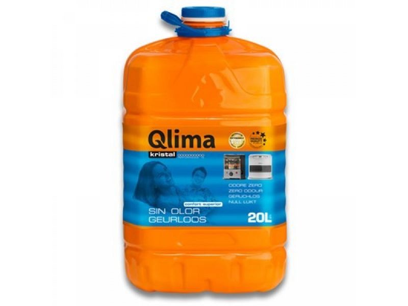 Combustibile liquido inodore universale 20lt Qlima Kristal per stufe