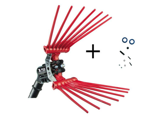 Abbacchiatore pneumatico Lisam V8 TITANIUM 2000 bpm per la raccolta delle olive