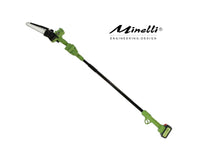 Potatore a Batteria Minelli Ener-Q3 con 2 batterie e barra da 20 cm e asta telescopica