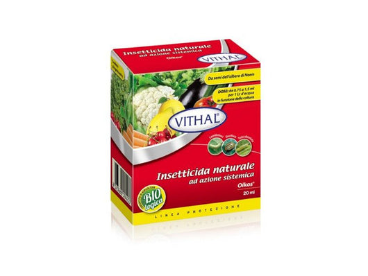 Insetticida naturale Vithal Oikos PFnPE ad ampio spettro confeziona da 100ml