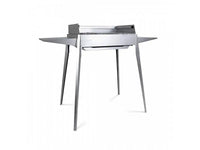 Barbecue a carbone Lisa Etna F portatile in ferro alluminato 60x40cm