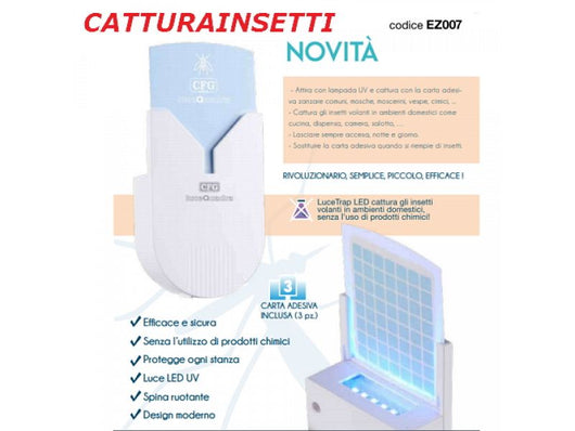 Trappola per insetti volanti CFG LuceTrap LED antizanzara