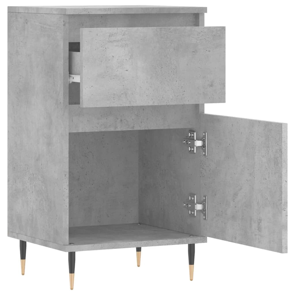 Buffet credenza cassettiera armadio mobile contenitore organizer per cucina soggiorno salotti set da 2 40 x 35 x 70 cm legno ingegnerizzato grigio 02_0036846