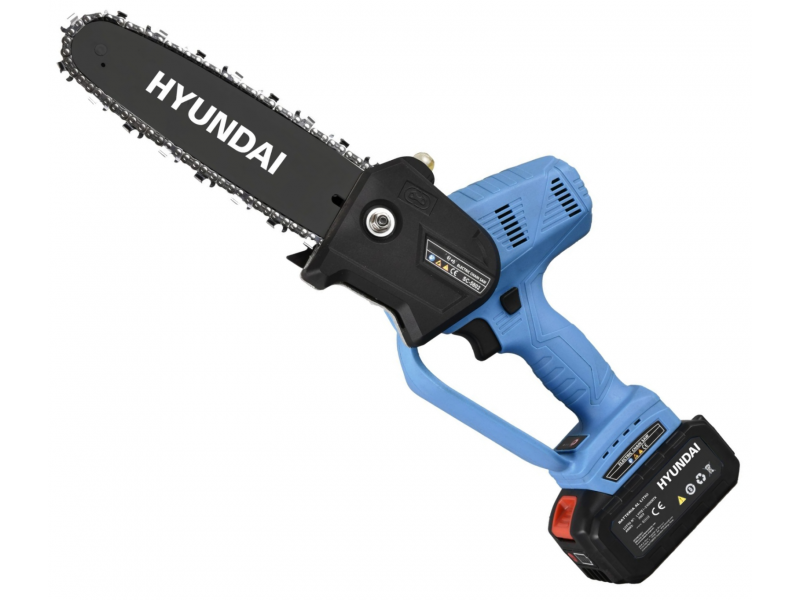 Potatore Hyundai 25320 Seghetto con Batteria da 18v 4Ah e Barra da 20cm