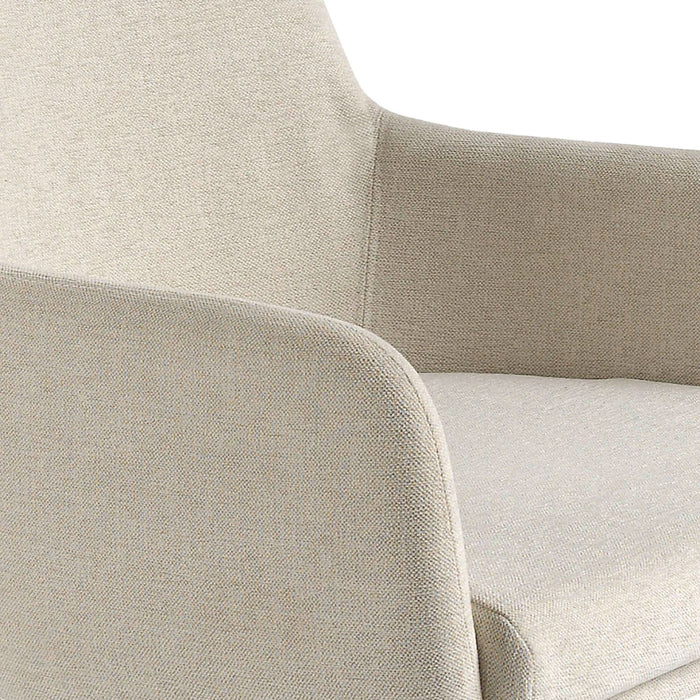 Sedia in tessuto beige