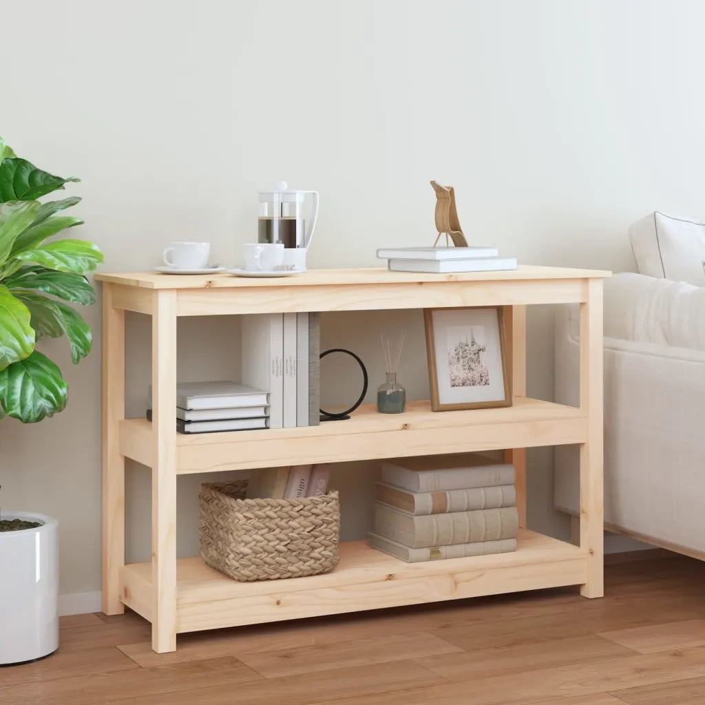Tavolo Consolle | Tavolo d'Ingresso 110x40x74 cm in Legno Massello di Pino