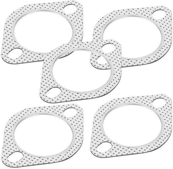 Pacco di scarico 5 pezzi 2,5 pollici - Pacco di ricambio - Effetto di afdichting - Lunga durata - Leggero alluminio - CNC freddato