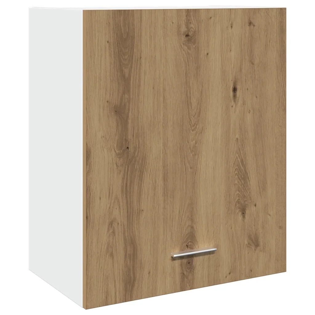 Mobiletto di design a parete con anta contenitore 50 x 31 x 60 cm realizzato in legno di rovere multistrato finitura artigianale 02_0050755
