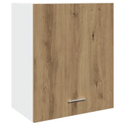 Mobiletto di design a parete con anta contenitore 50 x 31 x 60 cm realizzato in legno di rovere multistrato finitura artigianale 02_0050755