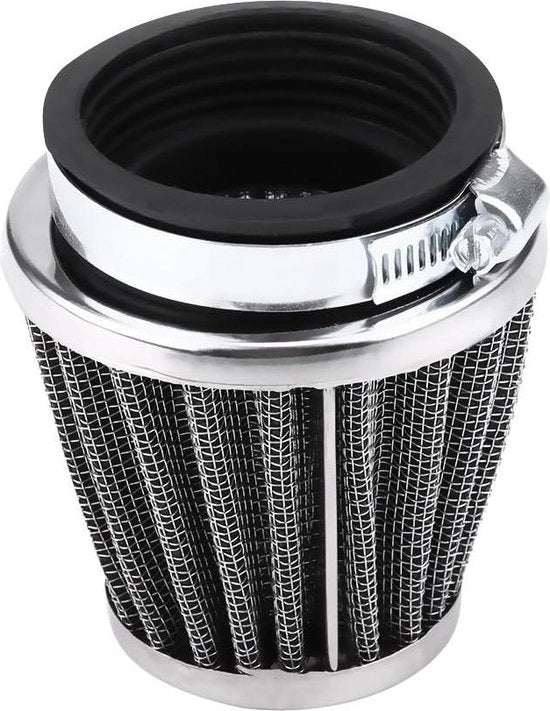 Filtro d'aria di aspirazione universale per motocicletta in metallo-stoffa (50MM)