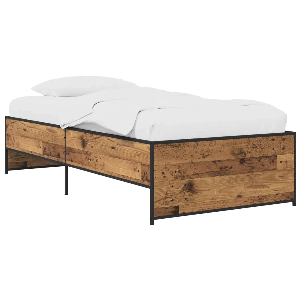 Struttura del letto Legno antico 80 x 200 cm