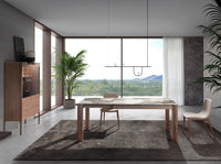 Sedia in tessuto beige