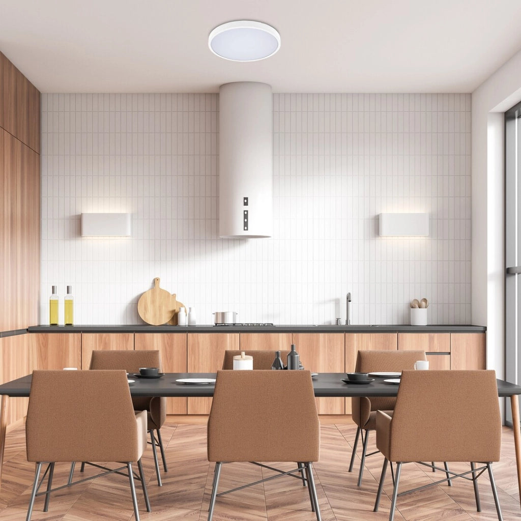 Plafoniera LED Rabalux Alenzo Ø35 24W IP44 telecomando