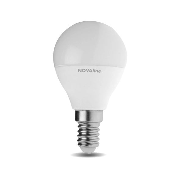 LAMPADINA LED SFERA E14 8W 3000K 806LM