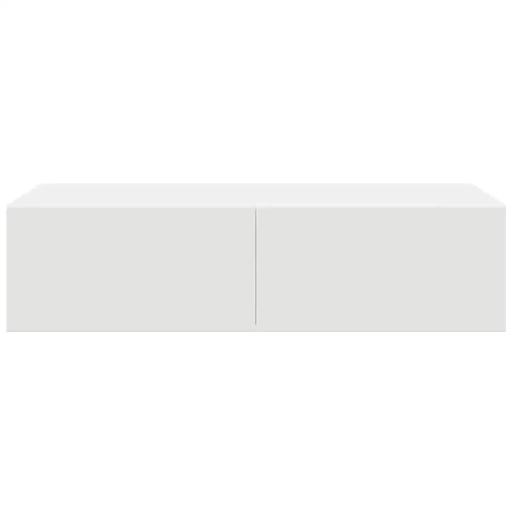 Scaffale a Parete con Cassetti Bianco 60x26,5x15 cm Truciolato