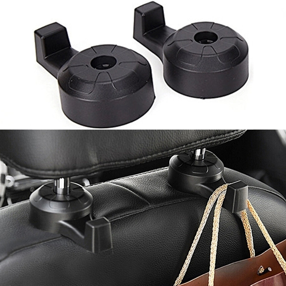 Trade Shop - 2 Ganci Universali Per Poggia Testa Maniglia Sedile Auto Porta Buste Borse Zaino -