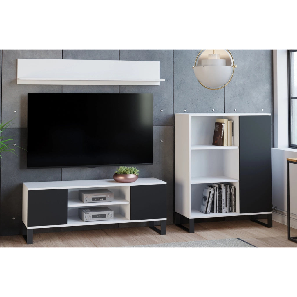 Mensola da parete Shelf 100 cm in bianco opaco