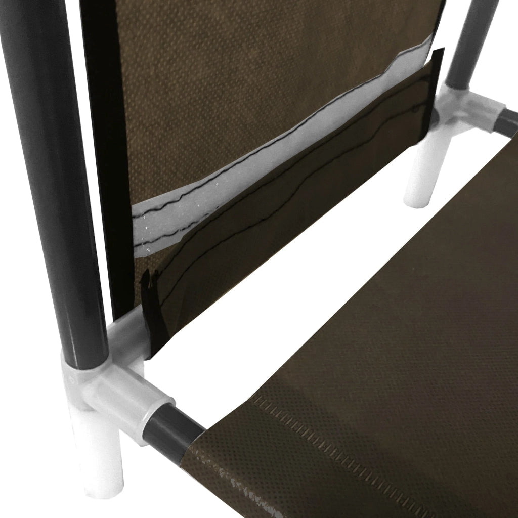 Zapatero Tela 4 Alturas 18 Pares| Espacio para Botas | 4 Ganchos  y Colgadores Laterales | Fabricado en PVC | Organizador de Zapatos | 90x27x95 cm