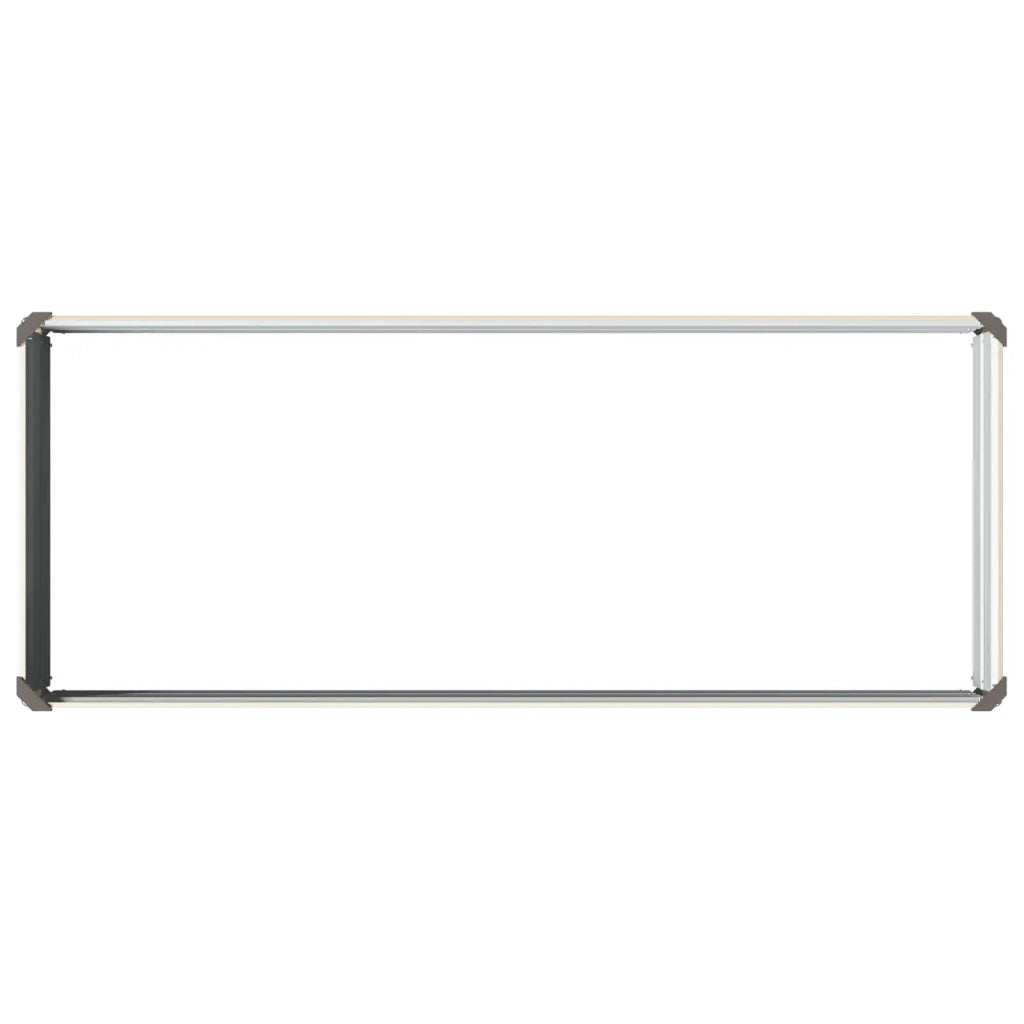 Letto rialzato da giardino Avorio 100 x 40 x 24 cm 8006315