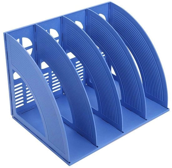 Organizzatore per la scrivania con 4 compartimenti - 13,2x9,3x9,3 pollici
