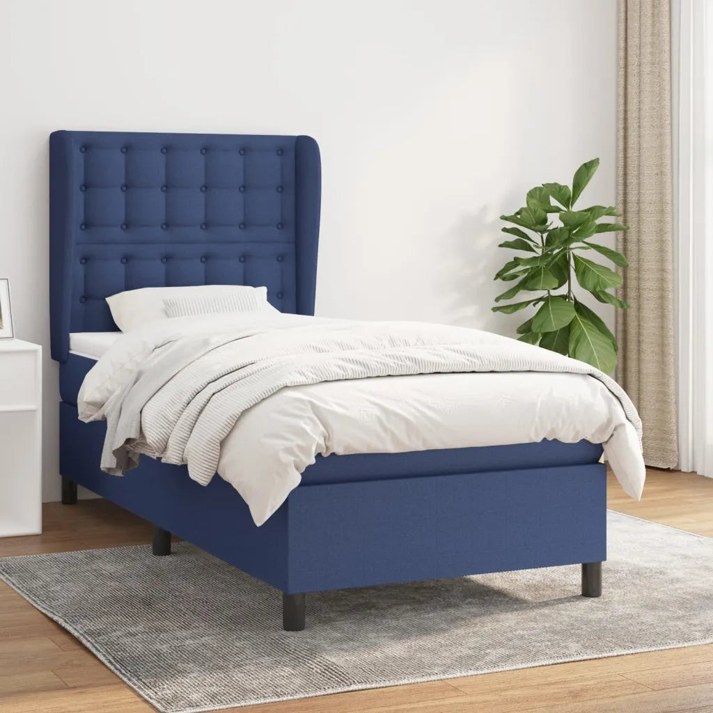 Giroletto a Molle con Materasso Blu 80x200 cm inTessuto cod mxl 33714