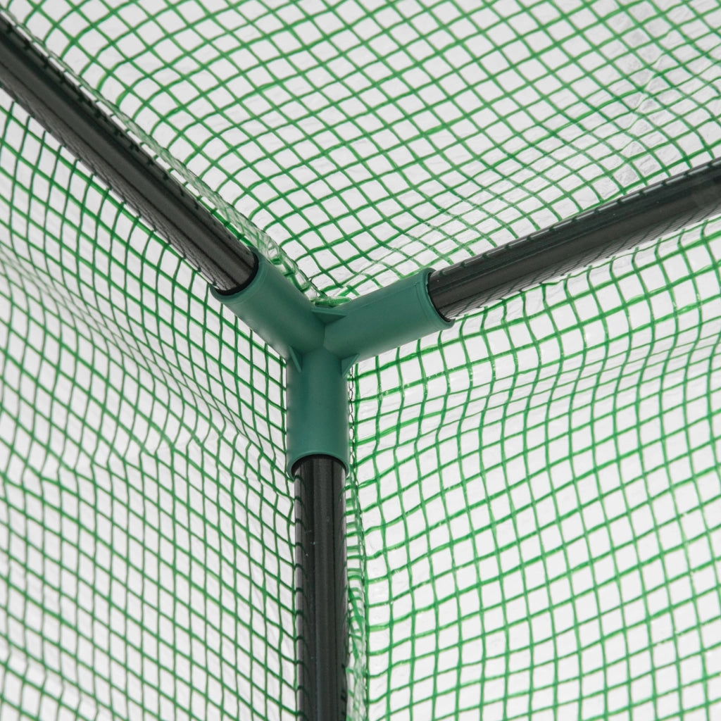 Serra invernale in acciaio con porta ¨C zephmum ¨C 100x50x150cm