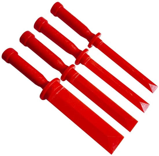 Set di raschiatori in plastica - 4 pezzi - con maniglia comoda - installazione facile - raschiatori slijtvasti