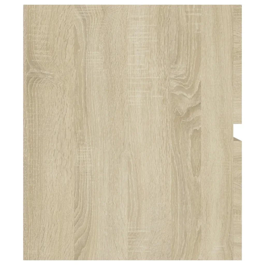 Mobile Lavabo Rovere Sonoma 90x38,5x45 cm in Legno Multistrato 804758