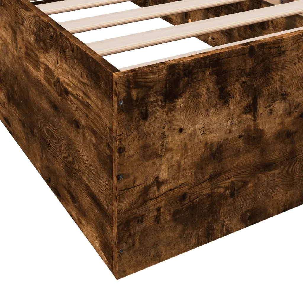 Giroletto-Struttura Letto Rovere Fumo 90x190 cm in Legno Multistrato 321051