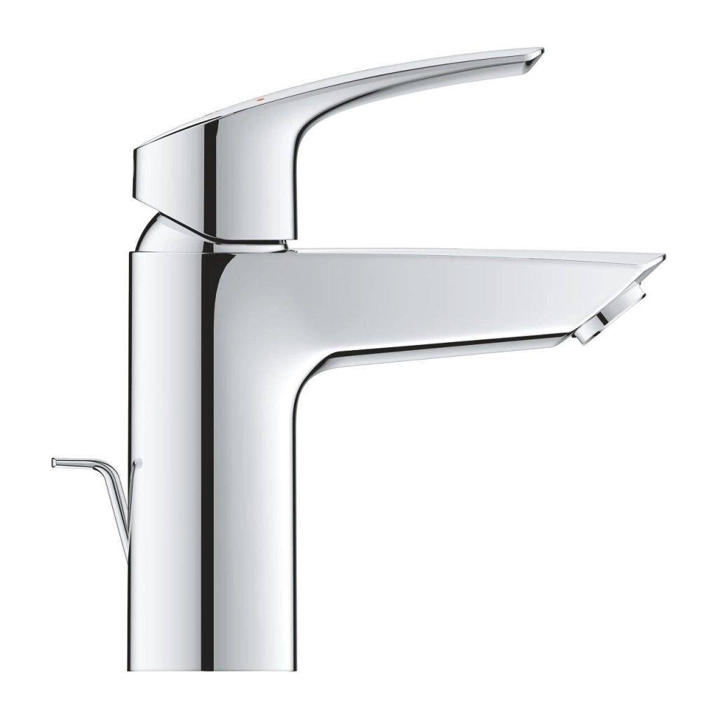 GROHE SW646825 Eurosmart New Miscelatore monocomando per lavabo Taglia S con scarico a saltarello integrato 1''1-4 flusso 5,7 l-min tecnologia GROHE EcoJoy e StarLight colore Cromo