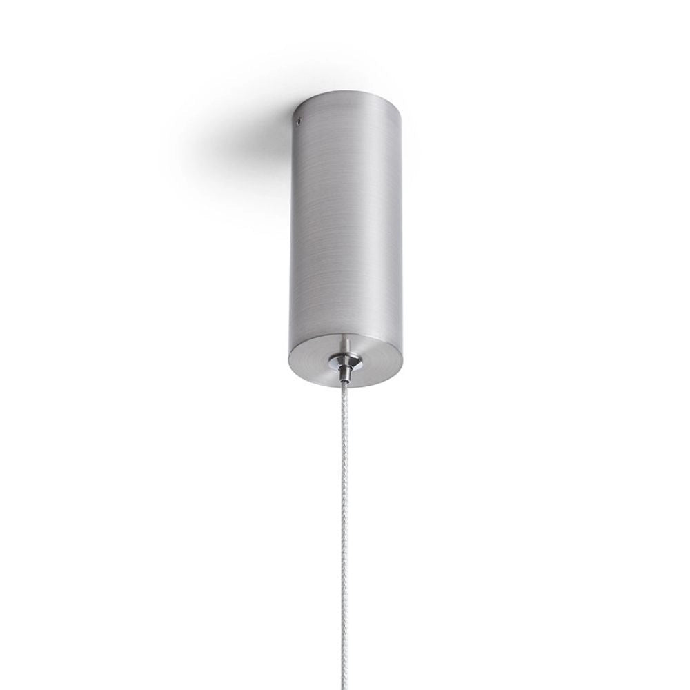 Faretto Lampadario BOGARD a sospensione nichel opaco 230V LED 5W 40° 3000K