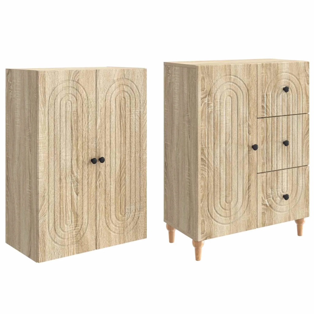 Set di armadi 2 pcs 66 x 34,5 x 90 cm Legno ingegnerizzato 3416477