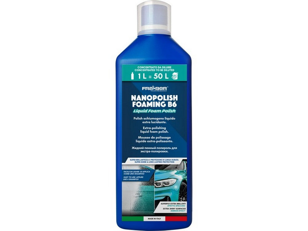 polish schiumogeno liquido extra-lucidante ''nanopolish foaming b6'' lt. 1 cod:ferx.vit54990