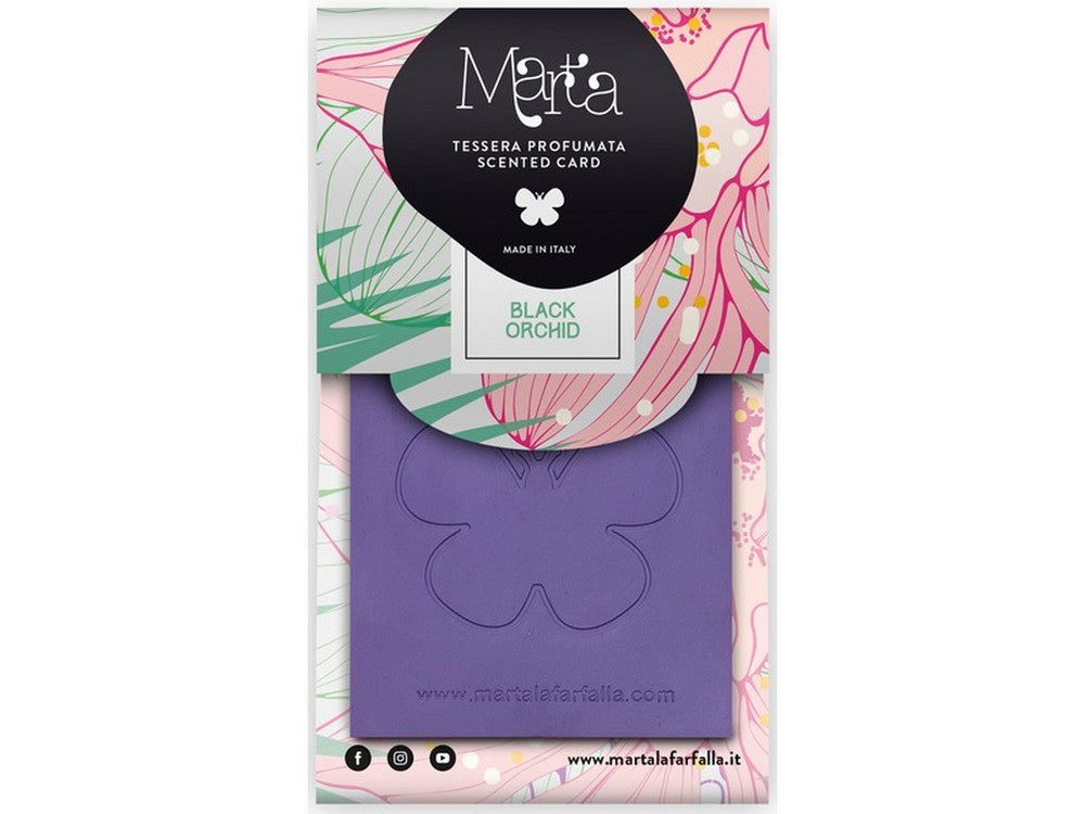 profumatore appendibile ''marta card'' orchidea nera cod:ferx.vit55009